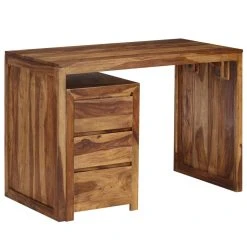 VidaXL Schreibtisch Weiß 108x45x76 Cm Massivholz Paulownia -VidaXL shop 00d39780 d283 408e baea e59fff683ed2 8