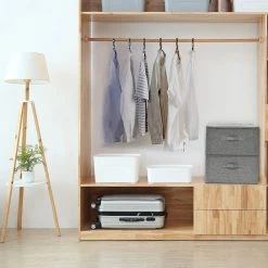 VidaXL Aufbewahrungsboxen 2 Stk. Stoff 43x34x23 Cm Grau