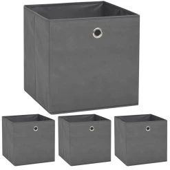 VidaXL Aufbewahrungsboxen 10 Stk. Vliesstoff 32 X 32 X 32 Cm Schwarz 10 VidaXL Aufbewahrungsboxen 10 Stk. Vliesstoff 32 X 32 X 32 Cm Schwarz -VidaXL shop 1dcbdaed 8a30 4bb8 83d9 2d13efb70c34 2