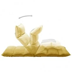 VidaXL Bodenstuhl Faltbar Senfgelb Stoff -VidaXL shop 209a5584 81c7 4e8b bb8d f0dca8058618