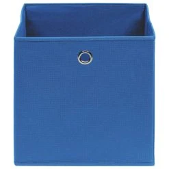 VidaXL Aufbewahrungsboxen 4 Stk. Vliesstoff 28x28x28 Cm Blau -VidaXL shop 50e79921 b31f 4a1e ba0b afc2b47f55cc