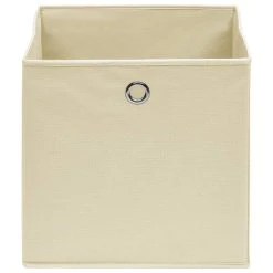 VidaXL Aufbewahrungsboxen 4 Stk. Vliesstoff 28x28x28 Cm Creme -VidaXL shop 573f6a34 3ca7 4bc7 8840 e797b4466b2f