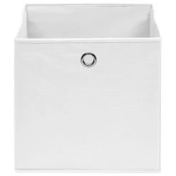 VidaXL Aufbewahrungsboxen 4 Stk. Vliesstoff 28x28x28 Cm Weiß -VidaXL shop 7b2db123 710c 4b65 9553 0faaf00894f5