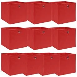 VidaXL Aufbewahrungsboxen Mit Deckel 10 Stk. Grün 32×32×32 Cm Stoff -VidaXL shop 8d5361be 8d8f 4898 af4f 18a25574c960 3