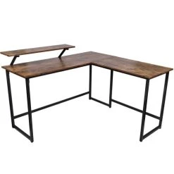 VIDAXL Arbeitstisch Computertisch Bürotisch Arbeitsstation Braun 10 VIDAXL Arbeitstisch Computertisch Bürotisch Arbeitsstation Braun -VidaXL shop 977ac583 c2e7 400f 9b54 498b2f37543c