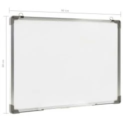 VidaXL Magnetisches Whiteboard Weiß 90 X 60 Cm Stahl -VidaXL shop a84cbfed 4927 4c16 8cdf 3589b40d5264