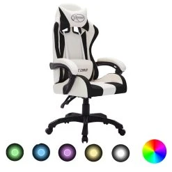 VidaXL Gaming-Stuhl Mit RGB LED-Leuchten Rosa Und Schwarz Kunstleder -VidaXL shop b9507e98 acaf 4b68 9135 5bd349867e8a 5
