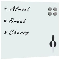 VidaXL Magnettafel Wandmontage Glas 50 X 50 Cm