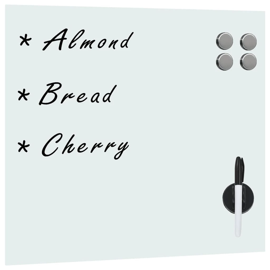 VidaXL Magnettafel Wandmontage Glas 50 X 30 Cm 2 VidaXL Magnettafel Wandmontage Glas 50 X 30 Cm – Bild 2