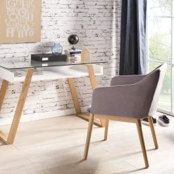 VidaXL Schreibtisch 110 X 55 X 78 Cm Massivholz Und Stahl -VidaXL shop bfd0d0c0 a388 49fe 8a47 68ee06ddf99d scaled