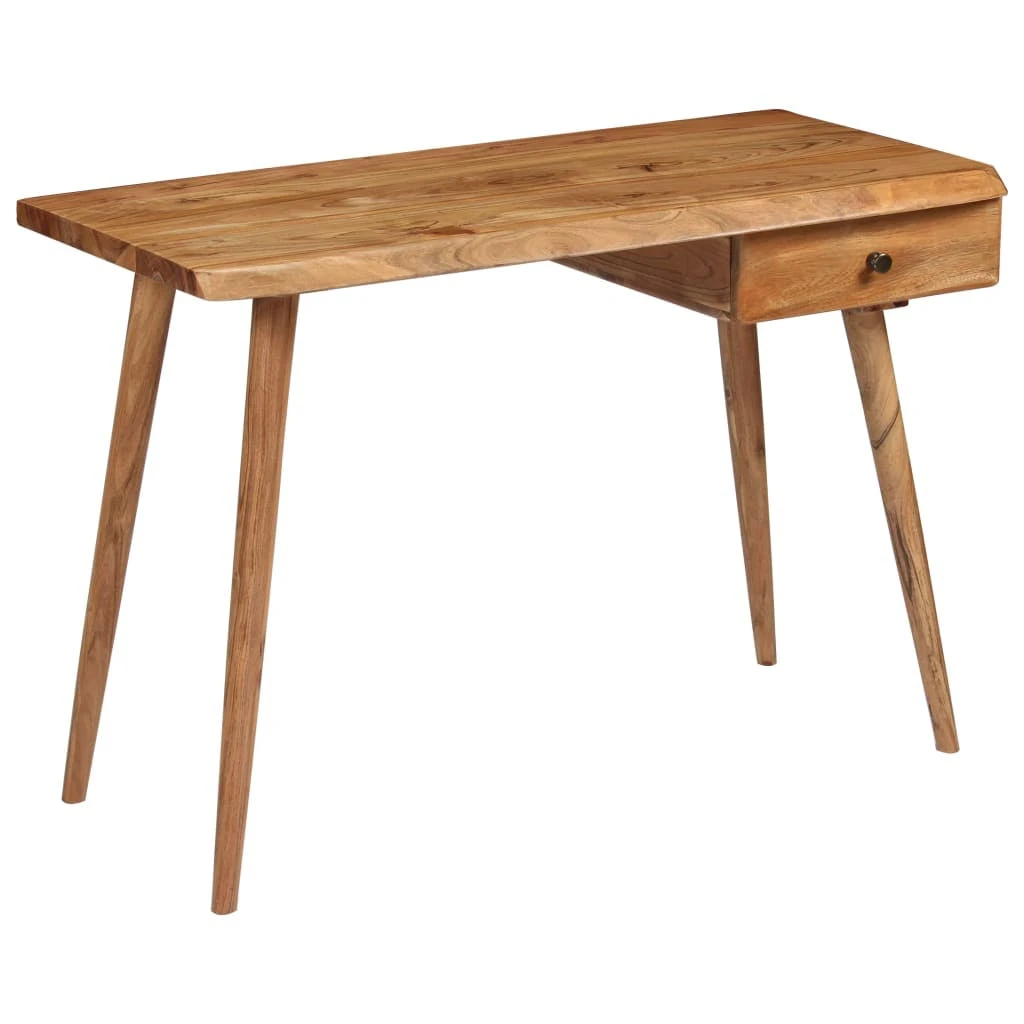 VidaXL Büroschreibtisch Mangoholz 110×50×76 Cm 5 VidaXL Büroschreibtisch Mangoholz 110×50×76 Cm – Bild 5
