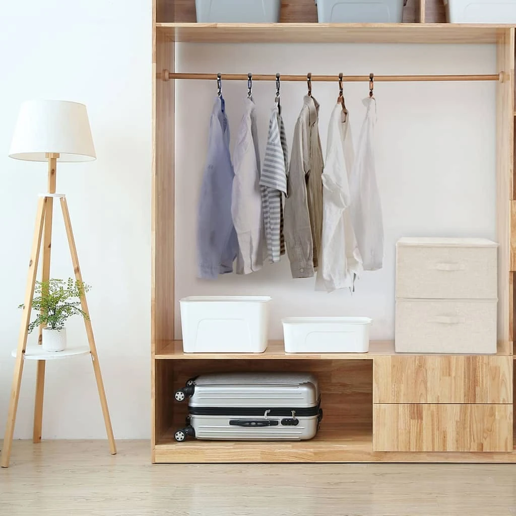 VidaXL Aufbewahrungsboxen 4 Stk. Creme 32x32x32 Cm Stoff 4 VidaXL Aufbewahrungsboxen 4 Stk. Creme 32x32x32 Cm Stoff – Bild 4