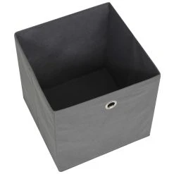 VidaXL Aufbewahrungsboxen 4 Stk. Vliesstoff 28x28x28 Cm Grau -VidaXL shop cbe5ac8b d909 476f b9d2 a1a297dc7f9a
