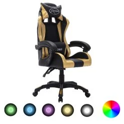 VidaXL Gaming-Stuhl Schwarz Und Golden Kunstleder -VidaXL shop cc35ec8e caf9 4d55 a92e 97ce03ec91b1 1