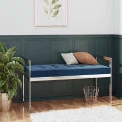 VidaXL Bank 97 Cm Grau Samt Und Edelstahl 11 VidaXL Bank 97 Cm Grau Samt Und Edelstahl -VidaXL shop dc46f724 0b6e 4117 b67d e310371a3f02 2