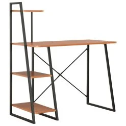 VidaXL Schreibtisch Mit Regaleinheit Weiß 102×50×117 Cm -VidaXL shop f9c289c2 d904 4342 8f01 ff56c86bf677 4