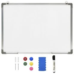 VidaXL Magnetisches Whiteboard Weiß 90 X 60 Cm Stahl