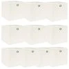 VidaXL Aufbewahrungsboxen 10 Stk. Weiß 32×32×32 Cm Stoff